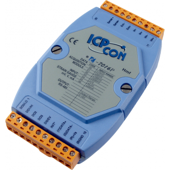 I-7016P CR Модуль с 1 каналом ввода подключения тензометрического датчика ICP DAS (00-01149914) 1 тензометрический вход 4 дискретных выхода I-7016P CR Модуль с 1 каналом ввода подключения тензометрического датчика ICP DAS (00-01149914) 1 тензометрический вход 4 дискретных выхода