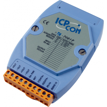 I-7021P CR Модуль с 1 каналом аналогового вывода, разрешение - 16 бит, параллельная шина ICP DAS (00-01086876) RS-485 -25 до +75°С I-7021P CR Модуль с 1 каналом аналогового вывода, разрешение - 16 бит, параллельная шина ICP DAS (00-01086876) RS-485 -25 до +75°С