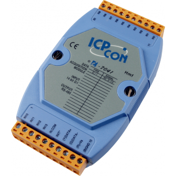 I-7041 CR Модуль с 14 каналами изолированного дискретного ввода, последовательная шина ICP DAS (00-01075518) RS-485 -25 до +75 °С I-7041 CR Модуль с 14 каналами изолированного дискретного ввода, последовательная шина ICP DAS (00-01075518) RS-485 -25 до +75 °С