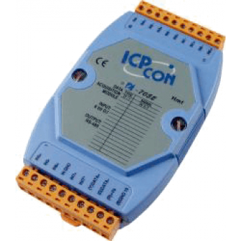 I-7052 CR Модуль с 8 каналами изолированного дискретного ввода, последовательная шина ICP DAS (00-01075513) RS-485 12В 24В DC