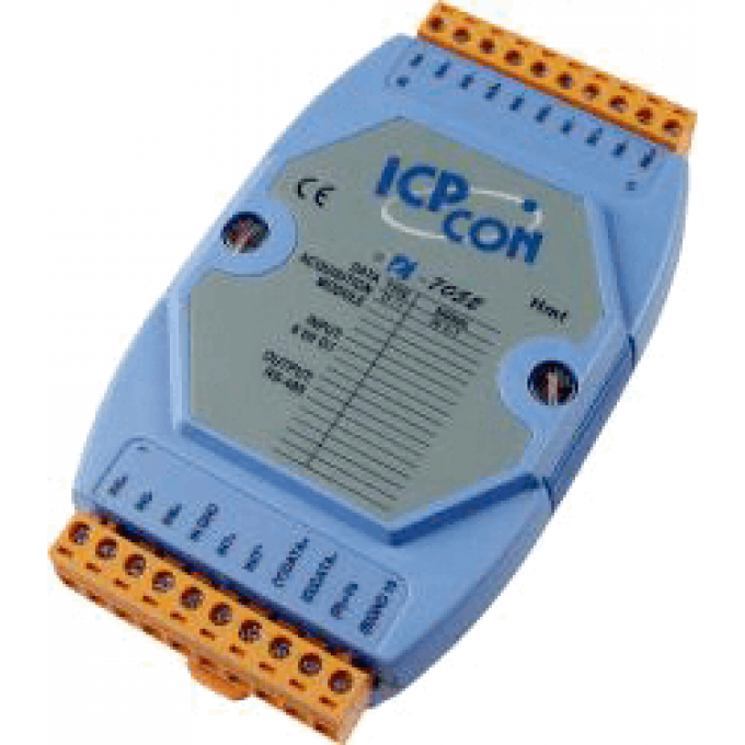 I-7052 CR Модуль с 8 каналами изолированного дискретного ввода, последовательная шина ICP DAS (00-01075513) RS-485 12В 24В DC I-7052-CR