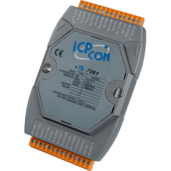 I-7061 CR 12-канальный модуль релейного дискретного вывода ICP DAS (00-06035832) RS-485 -25..+75°С I-7061 CR 12-канальный модуль релейного дискретного вывода ICP DAS (00-06035832) RS-485 -25..+75°С