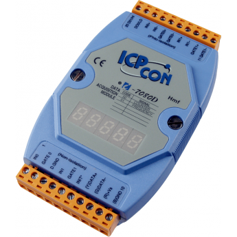 I-7080D CR Модуль с 2 каналами счетчика/частотомера, с индикацией, параллельная шина ICP DAS (00-01075524) RS-485 -25 до +75 °С I-7080D CR Модуль с 2 каналами счетчика/частотомера, с индикацией, параллельная шина ICP DAS (00-01075524) RS-485 -25 до +75 °С