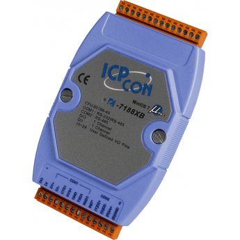 I-7188XB-512 CR программируемый контроллер с 2 COM-портами (1 x RS-232 или RS-485, 1 x RS-485) со слотом для мезонина ICP DAS (00-01145242) 40 МГц 512 I-7188XB-512 CR программируемый контроллер с 2 COM-портами (1 x RS-232 или RS-485, 1 x RS-485) со слотом для мезонина ICP DAS (00-01145242) 40 МГц 512