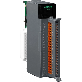 I-8014W Высокопрофильный модуль ввода, 8 /16 каналов аналогового ввода, 16-бит, точность 0.05%, параллельная шина, ICP DAS пластик
