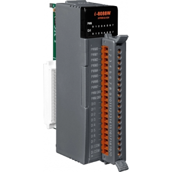 I-8088W Высокопрофильный модуль ввода-вывода, 8 каналов дискретного ввода, 8 каналов вывода ШИМ, с изоляцией до 3000В, параллельная шина, ICP DAS Пластик I-8088W Высокопрофильный модуль ввода-вывода, 8 каналов дискретного ввода, 8 каналов вывода ШИМ, с изоляцией до 3000В, параллельная шина, ICP DAS Пластик