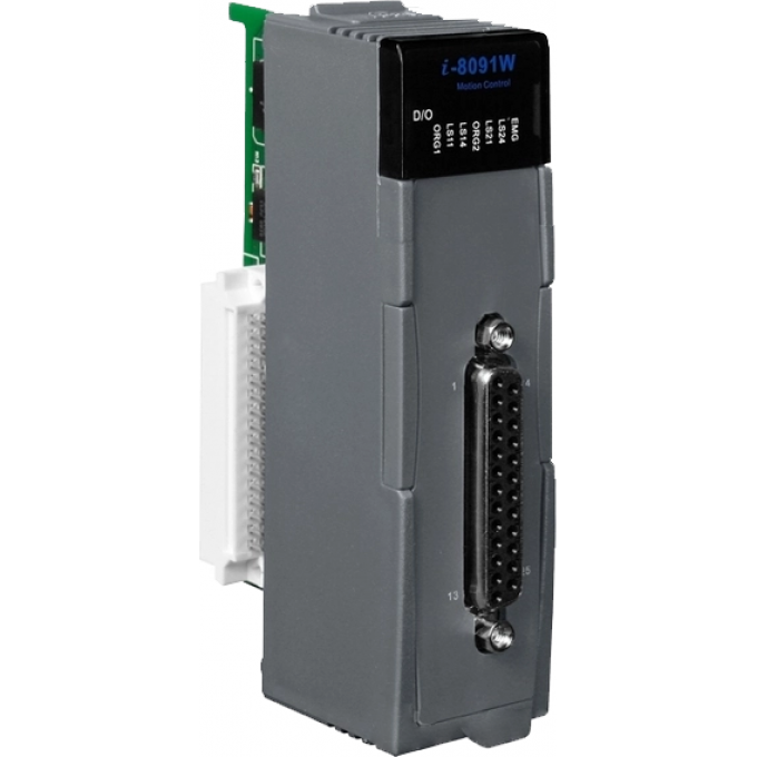 Модуль двухкоординатного управления сервоприводом и шаговыми двигателями, ICP DAS пластик I-8091W