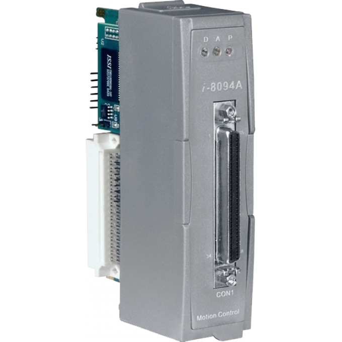 Модуль четырехкоординатного управления сервоприводом и шаговыми двигателями, линейная интерполяция до 3 осей, круговая интерполяция 2 осей, процессор 80186, ICP DAS Пластик I-8094A