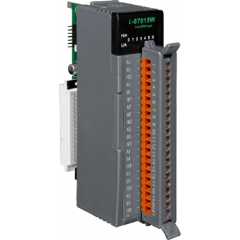 I-87015W Высокопрофильный 7-канальный модуль ввода сигнала с термоcопротивлений, ICP DAS пластик