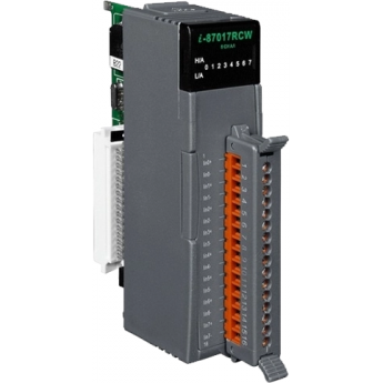 I-87017RCW Высокопрофильный модуль ввода, 8 каналов аналогового ввода токового сигнала, 16-бит, последовательная шина, ICP DAS пластик I-87017RCW Высокопрофильный модуль ввода, 8 каналов аналогового ввода токового сигнала, 16-бит, последовательная шина, ICP DAS пластик