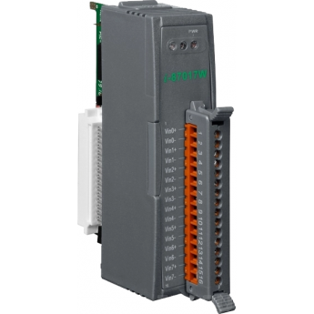 I-87017W Высокопрофильный модуль ввода, 8 каналов аналогового ввода, 16-бит, защита от высокого напряжения, последовательная шина, ICP DAS пластик I-87017W Высокопрофильный модуль ввода, 8 каналов аналогового ввода, 16-бит, защита от высокого напряжения, последовательная шина, ICP DAS пластик