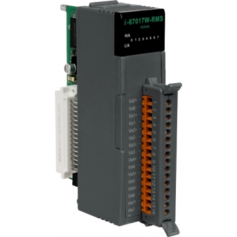 I-87017W-RMS Высокопрофильный модуль ввода, 8 каналов аналогового ввода True RMS, 16-бит, защита от высокого напряжения, последовательная шина, ICP DAS пластик I-87017W-RMS Высокопрофильный модуль ввода, 8 каналов аналогового ввода True RMS, 16-бит, защита от высокого напряжения, последовательная шина, ICP DAS пластик