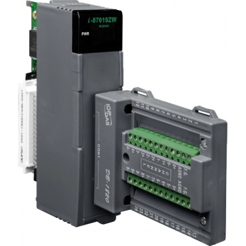 I-87019ZW-G/S Высокопрофильный 10-канальный модуль аналогового ввода с индивидуальной конфигурацией каналов, защита от перенапряжения до 240 В, ICP DAS Пластик