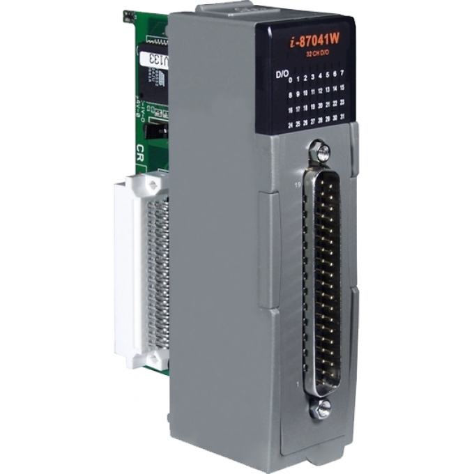 Высокопрофильный 32-канальный модуль дискретного вывода с изоляцией, ICP DAS пластик I-87041W