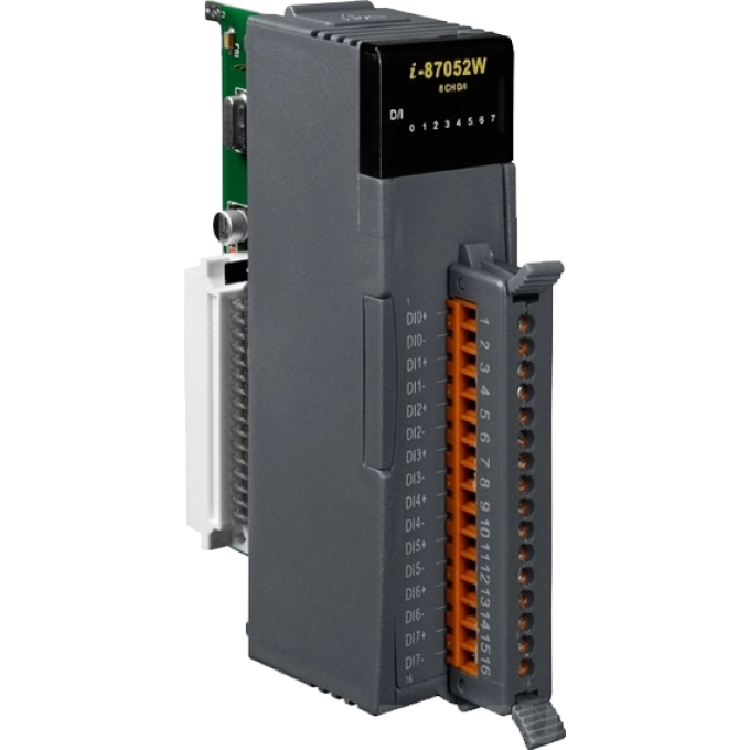 Высокопрофильный модуль дискретного дифференциального ввода с изоляцией, ICP DAS Пластик I-87052W