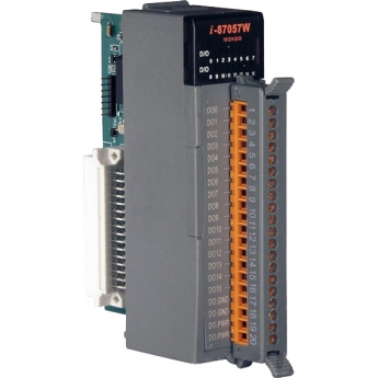 I-87057W Высокопрофильный 16-канальный модуль дискретного вывода c изоляцией, ICP DAS пластик I-87057W Высокопрофильный 16-канальный модуль дискретного вывода c изоляцией, ICP DAS пластик