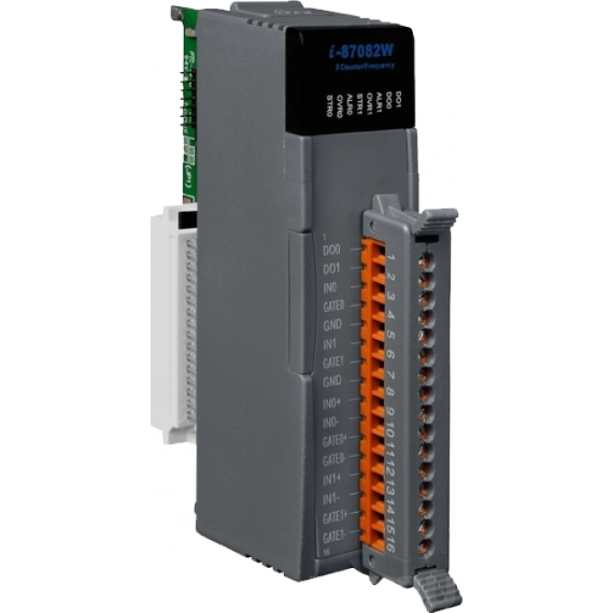 Высокопрофильный модуль счетчика/частотомера, ICP DAS Пластик I-87082W