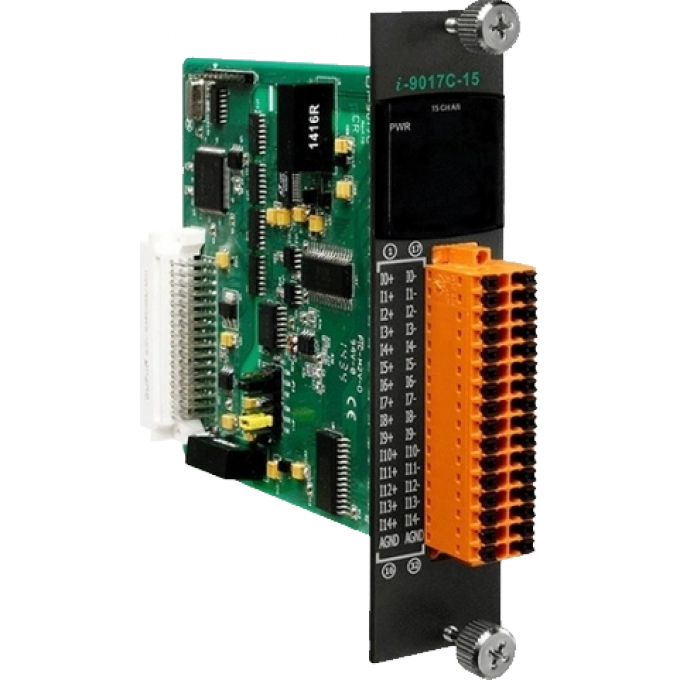 Модуль ввода, 15 каналов аналогового ввода, 14-бит, ICP DAS есть I-9017C-15