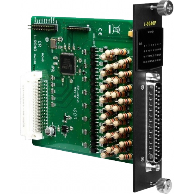 Модуль ввода, 32 канала дискретного ввода, ICP DAS Бескорпусной I-9040P