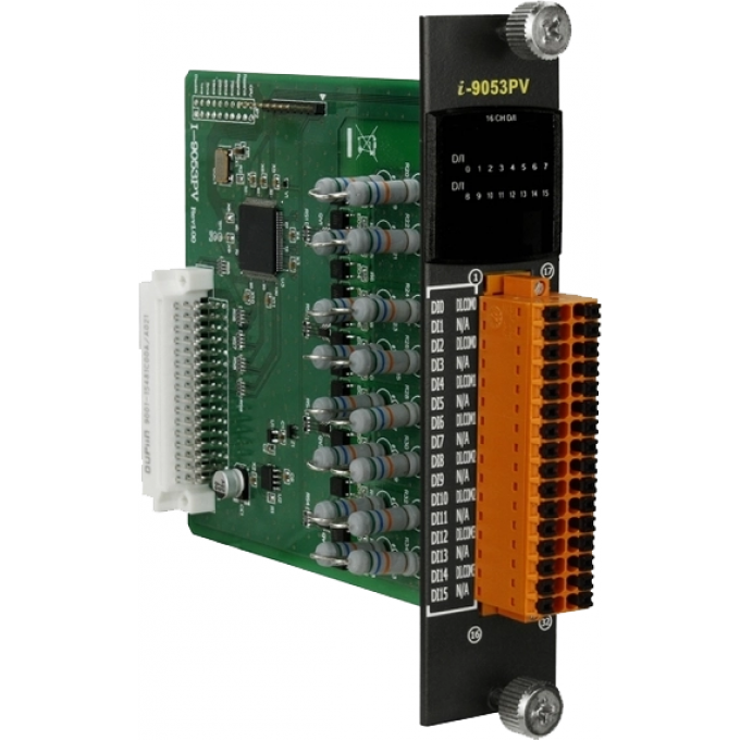 Модуль ввода, 16 канала дискретного ввода c фильтром низких частот, 220В, ICP DAS бескорпусной I-9053PV