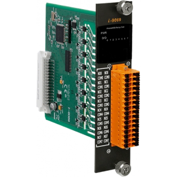 I-9069 Модуль ввода-вывода, 8 каналов вывода реле PhotoMOS 60V@1.0A/0.8A/0.7A, 5VDC-in, ICP DAS Бескорпусной
