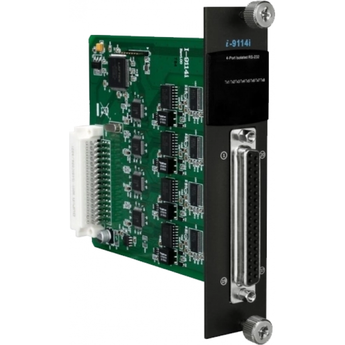 Коммутационный модуль, 4 порта RS-232 с изоляцией, ICP DAS Бескорпусной I-9114I