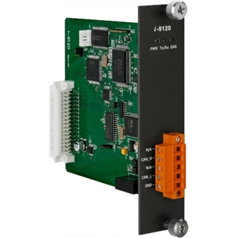 I-9120 1-портовый интерфейсный программируемый модуль CAN (параллельная шина). Протокол CAN 2.0 A / CAN 2.0 B, ICP DAS Бескорпусной