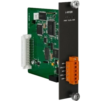 I-9120 1-портовый интерфейсный программируемый модуль CAN (параллельная шина). Протокол CAN 2.0 A / CAN 2.0 B, ICP DAS Бескорпусной