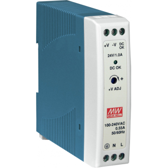 MDR-20-24 Блок питания, 24 В, 24 Вт, крепление на DIN-рейку (00-06083673) ICP DAS